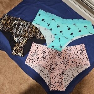 Victoria's secrets cheeky Colorful Women's Panties Set Pink By VICTORIA